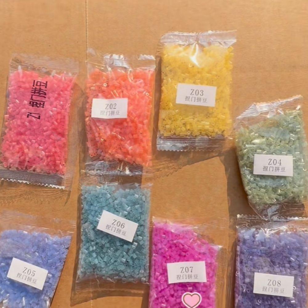 Temperature Change Perler Beads 5/8 Colors Melting Beads Color Change Fuse Beads Kit Gifts