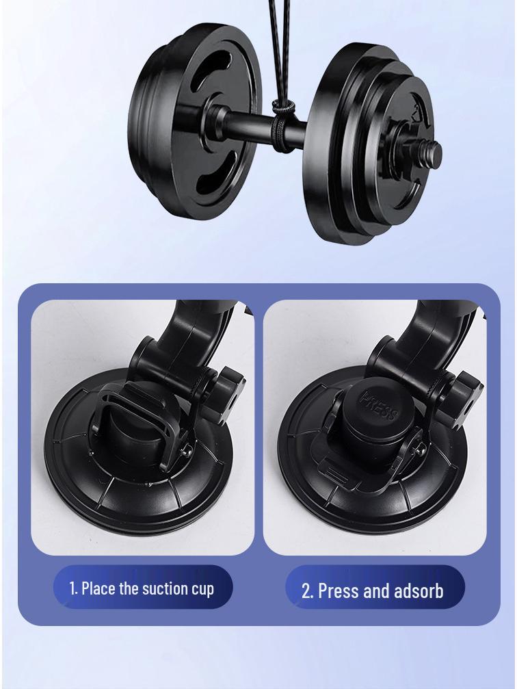 Suction Cup Car Phone Holder for Navigation, Selfies, Video, and Live Streaming