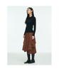 Anggae Tube Neck Rib Pullover Black