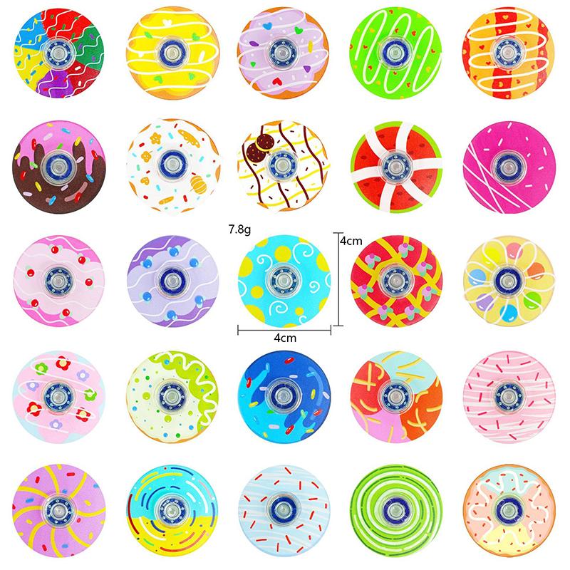 10/20Pcs Mini Ranbow Fidget Spinner Kids Birthday Party Favors Classroom Rewards Goodie Fillers Christmas Gift Stress Relief Toy