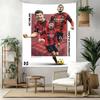 Ac Milan Sienos Dekoracija Gobelenas Menas Gyvūno Atminimui Gimtadieniui Vestuvių Šventei Fonas Šeimos Dovana
