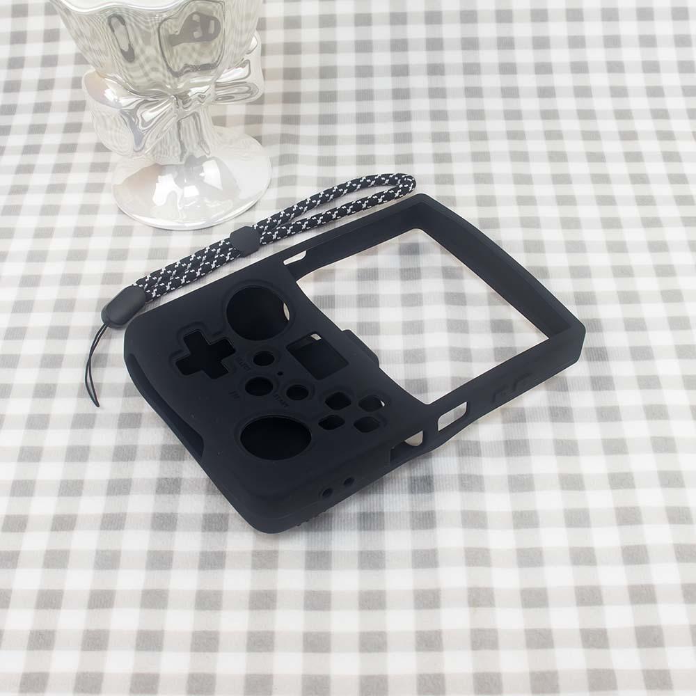 For R36MAX2 Handheld Game Console Silicone Protective Case, Simple Solid Color Soft Cover,Shockproof Dustproof Gamepad Accessory
