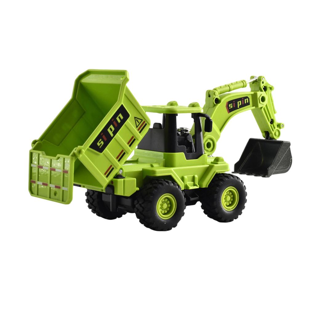 Simulation Alloy Excavator Children's Excavator Engineering Vehicle Toy Boy Baby Bulldozer Toy Car