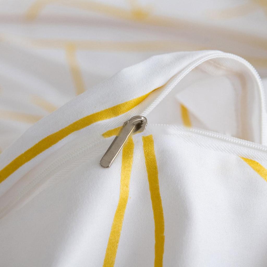 Universal for All Seasons 3 Pcs/Set Home Textile Bedding Printing Pearlescent Paste Gilt Pillowcase Quilt Cover Three Piece Set