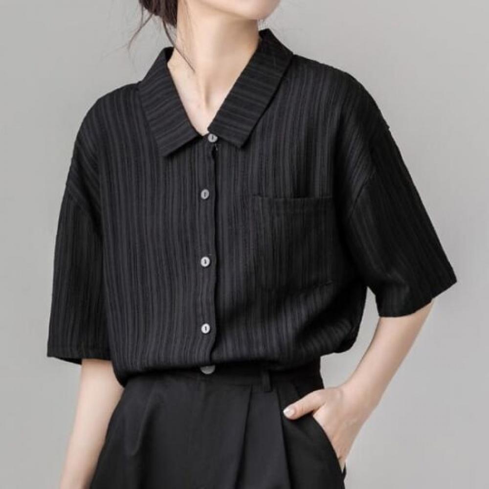 Navava Casual Loose Fit 5 Point Sleeve Shirt Nb2710
