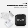 Earphone Data Case Portable Mini Zipper Car EVA Storage Bag For BYD Atto F0 G3 I3 Ea1 F3 E6 Yuan Plus Song Max Tang Dmi