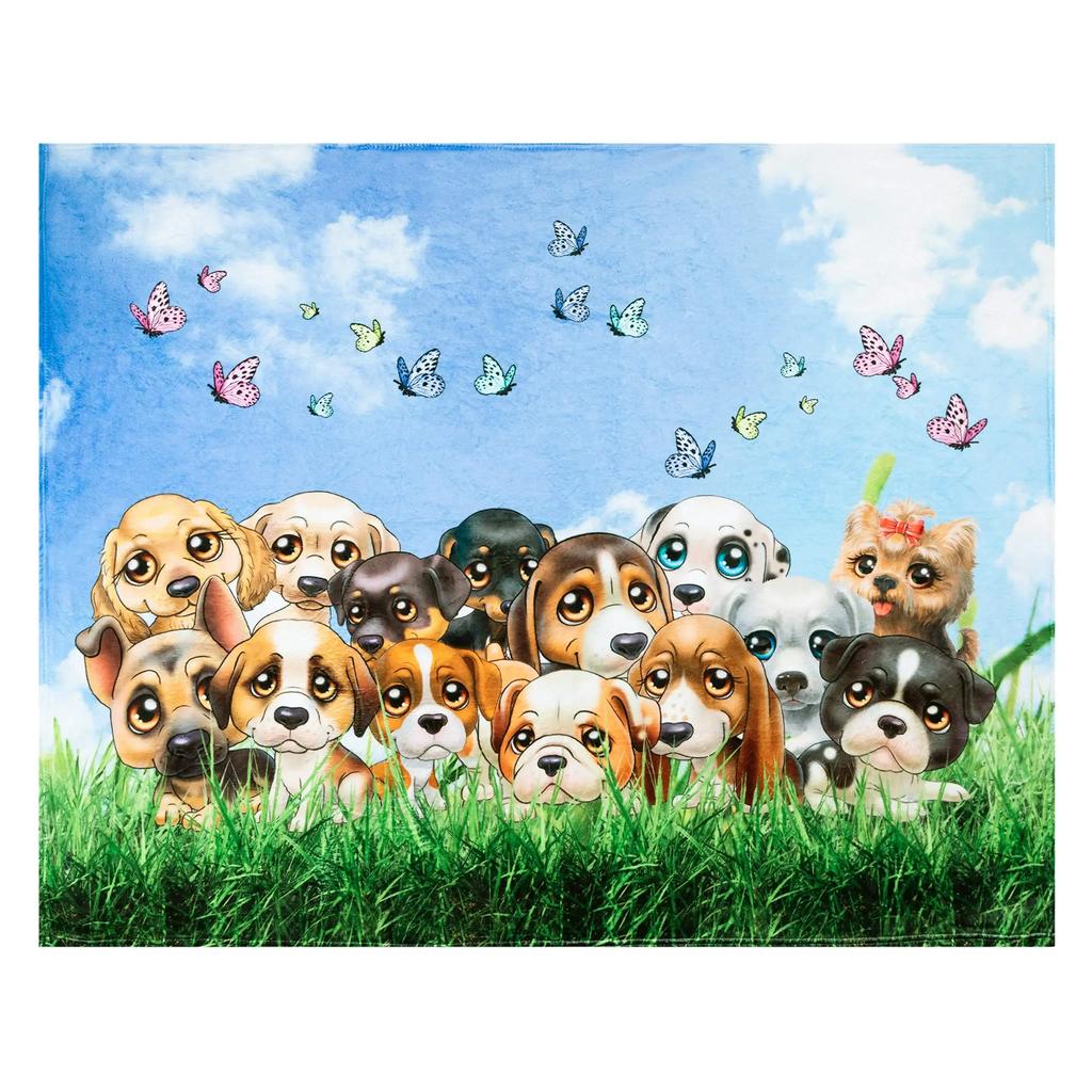 Australian Shepherd Sherpa Fleece Blanket Throw for Home Office Travel Couch Sofa Warm Cozy Lightweight Fleece Bed Blanket Gift