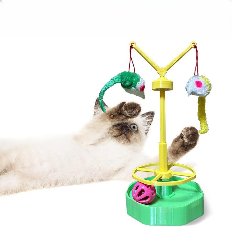 Cat Toys, Mouse Cat Teaser Sticks, Bell Balls, Cat Turntables, Track Balls, Cat Teaser Gadgets, Cat Toys, Self-entertaining Cat Teaser Balls