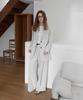 FROMWHERE Pintuck Trousers L/Beige