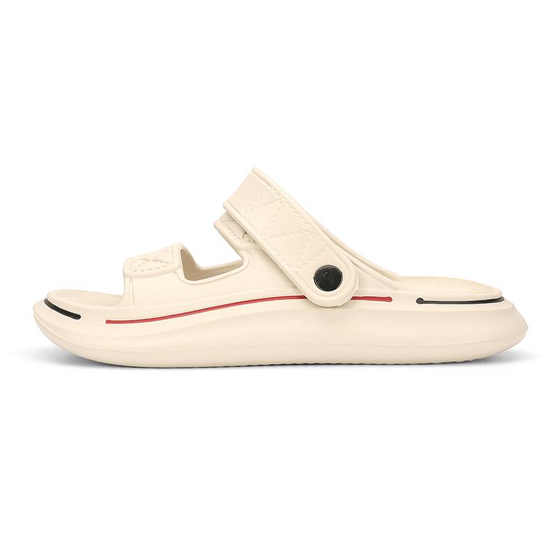 Новые парные тапочки нескользящие домашние мужские и женские легкие тапочки мягкие удобные сандалии высокоэластичные мужские уличные сандалии 36-37 бежевый