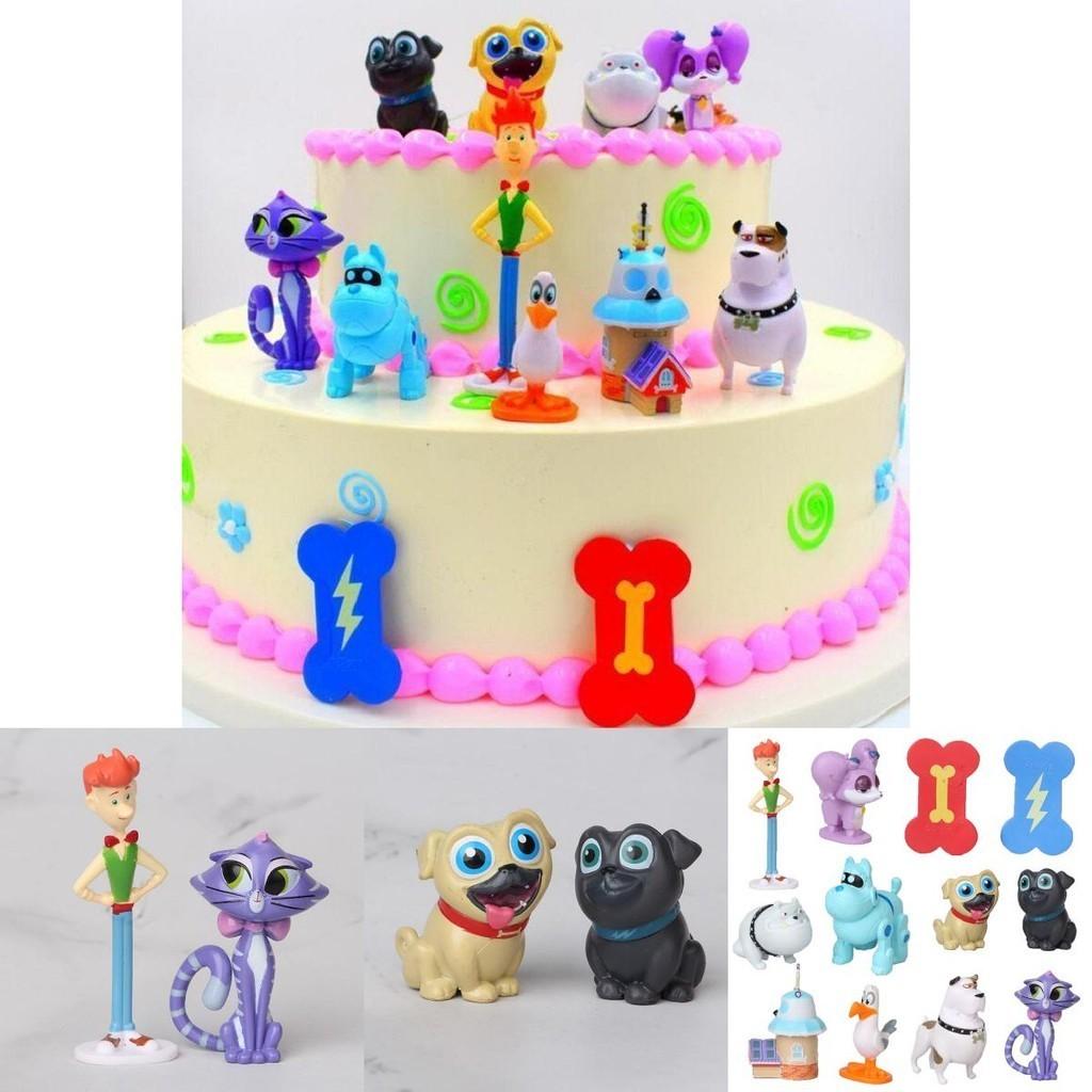 Puppy Dog Pals Bingo Rolly Σκέιτμπορντ Φιγούρα Δράσης Παιχνίδι 12 Τεμάχια Κούκλες Για Παιδιά Δώρο Χριστουγέννων