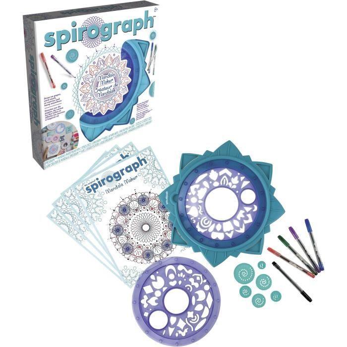 Déssins et pochoirs - SILVERLIT - SPIROGRAPH Mandala - Dès 8 ans