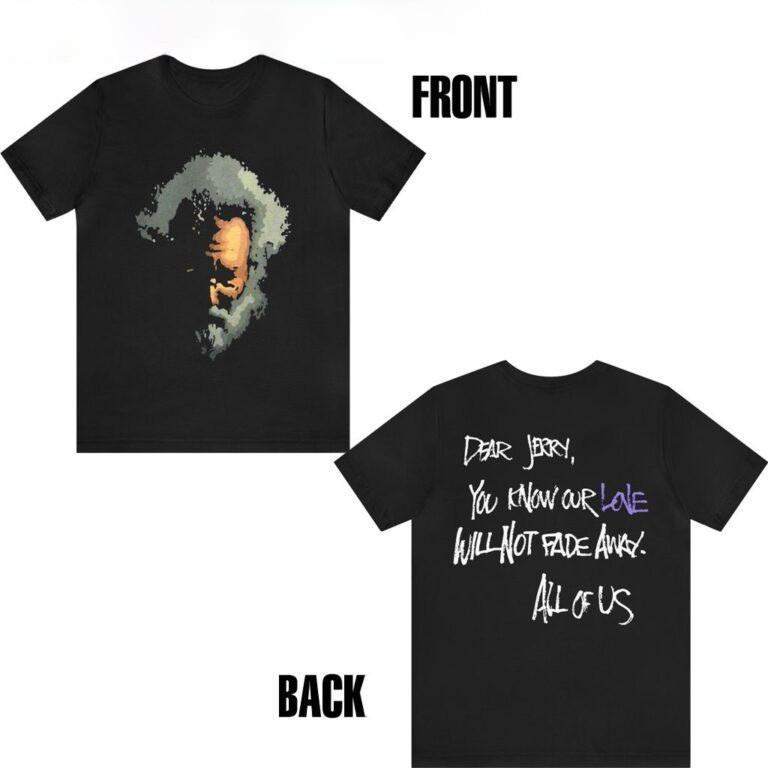 Retro Vintage 1995 Dear Jerry Garcia T-Shirt 2-Sided Unisex T-Shirt S