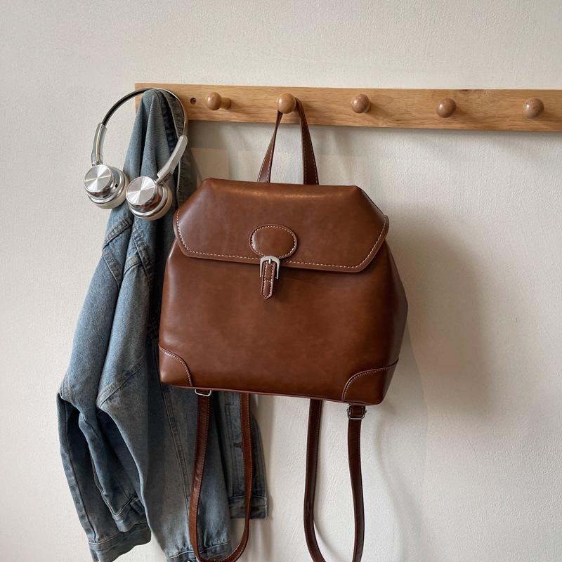 Premium sense backpack women 2025 new autumn and winter fashion commuter hand carry backpack go out travel college student schoolbag