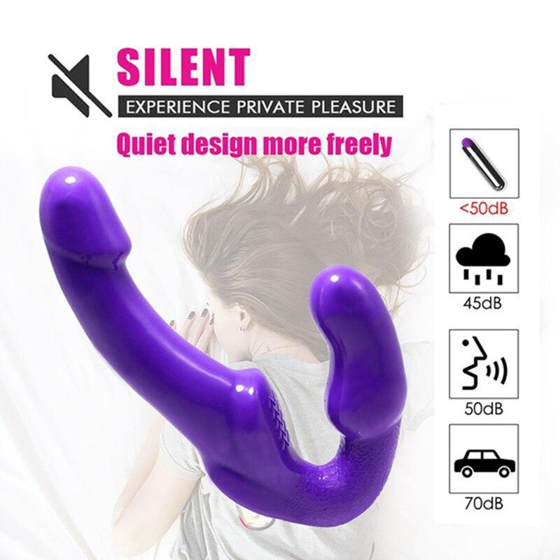 Trådløs fjernkontroll doble hoder Dildo Vibratorer for Kvinner Menn Par Sexleketøy Onani Eksotiske tilbehør Leker