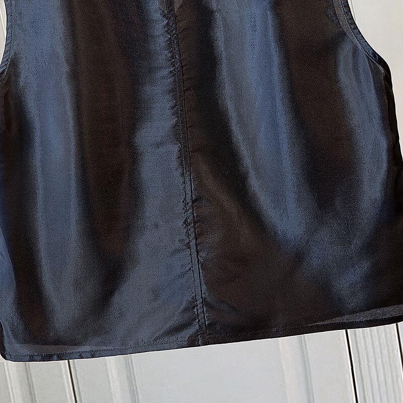 Women's V-Neck Single-Breasted Suit Vest