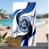 Hamburger SV Football Print Beach Towel, Large Soft Quick Dry Towel for Beach Camping Swimming