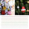 20 Pieces Metal Five-pointed Star Hooks S-shaped Xmas Tree Decors Hanging Pendant for Holiday Party Decor