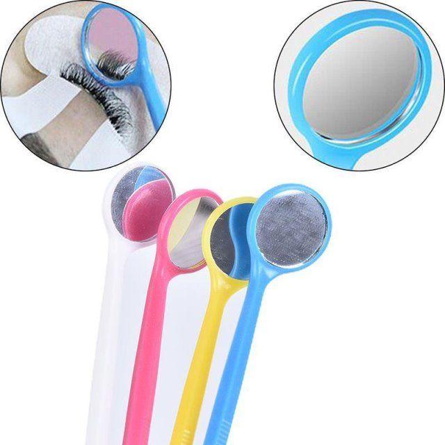 Thin handle professional precision dental mirror for eyelash extension
