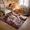Floor Mat Soft Flannel Rug Non Slip Absorbent Mat for Bathroom Bedroom Home Decor A S Silent VoiceX Anime