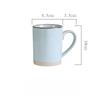 Handgefertigte Retro-Keramiktasse mit hohem ästhetischem Wert Becher Grobkeramik Kaffeetasse