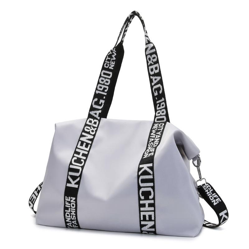 

Women s bag simple casual fashion shoulder large bag women s large capacity oblique span mommy dual-purpose travel bag