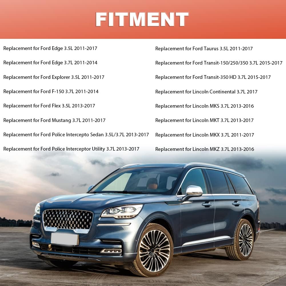 JDMON Fuel Injectors Replacement for Ford Edge Explorer Taurus 3.5L Mustang 3.7L 2011-2017 Edge F150 2011-2014 Police Flex 2013-2017 Transit 150 250