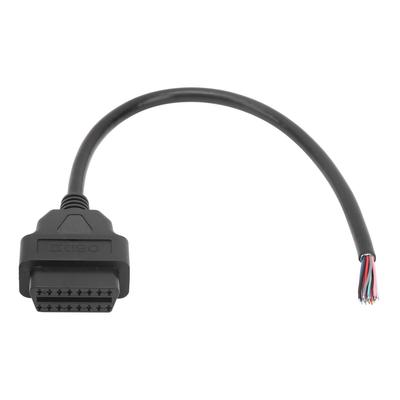 0.3m 1ft 16 Pin OBD2 Female Extension Connector Car Scanner Diagnostic Opening Cable
