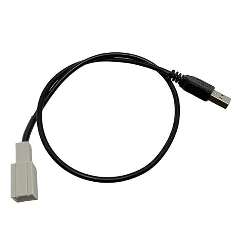 Car Audio USB Adapter Plug Cable for Toyota Camry Honda Radio Aux Audio Media Data Wire чёрный
