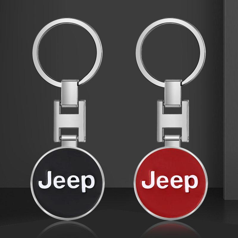 1 szt. Brelok z emblematem samochodu Akcesoria do breloka na klucze Dla Jeep Renegade Compass Wrangler JK Patriot Grand Cherokee XJ SRT Trail Hawk