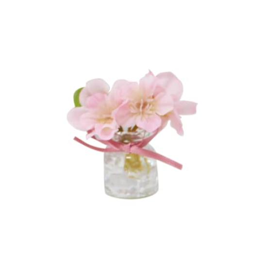 Seasonal Small Flowers, 12 Months of the Year Buddhist Flower Set, Incense Burner, Mini Bell, Sakura Bell Stand, Rose Quartz Bell, Pet Memorial, Cute
