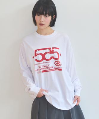 VIDEO JOCKEY Gogogo Ls T-Shirt [White]