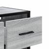 TV Stand Gray Sonoma 60 x 31 x 39.5 cm Engineered Wood and Metal