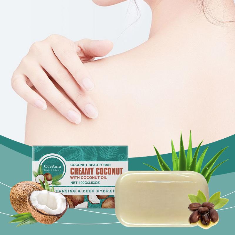Oceaura Coconut Bath Soap Is Gentle Delicate And Moisturizing Leaving The Skin Clean Comfortable And Clean