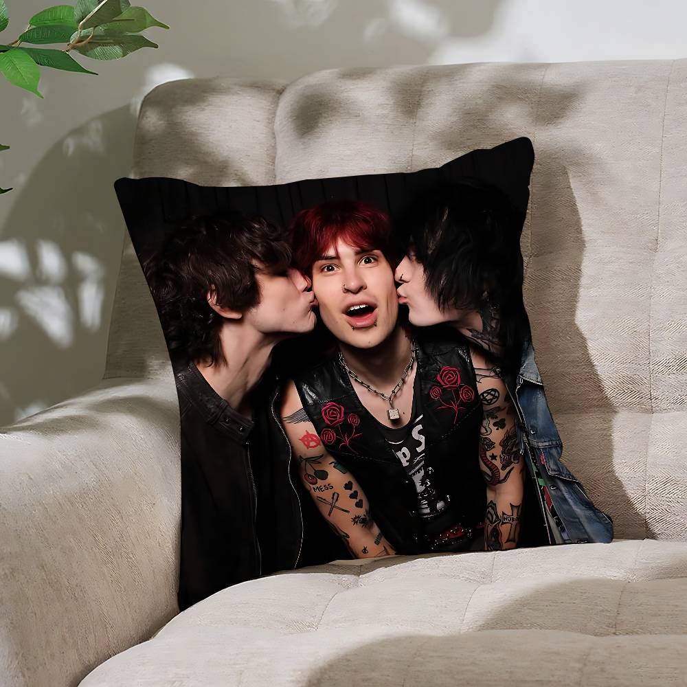 CoolJake Webber Johnnie GGuilbert Customizable Square Pillowcases Stylish And Soft Perfect For Beds Cars And Sofas