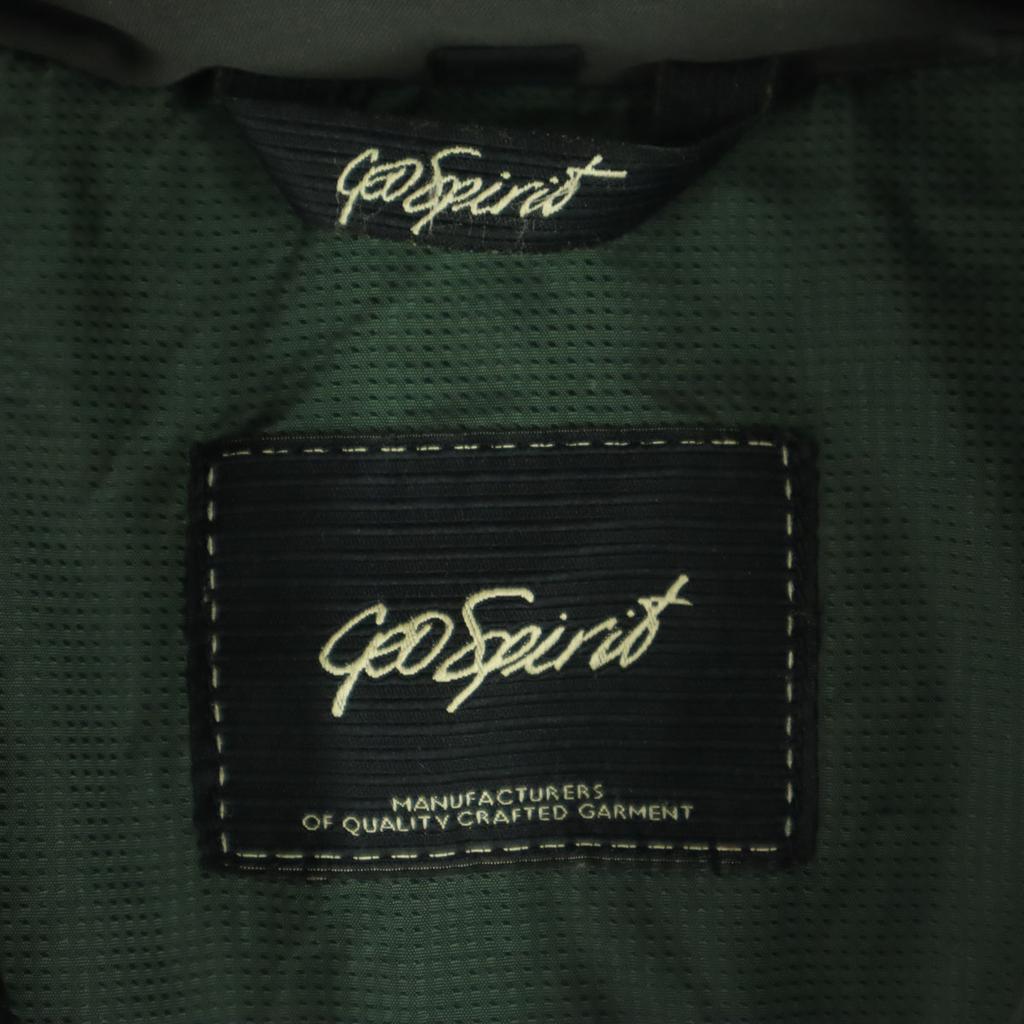 GEO SPIRIT made in Italy Langarm Daunenmantel 42 khaki Damen Gebraucht