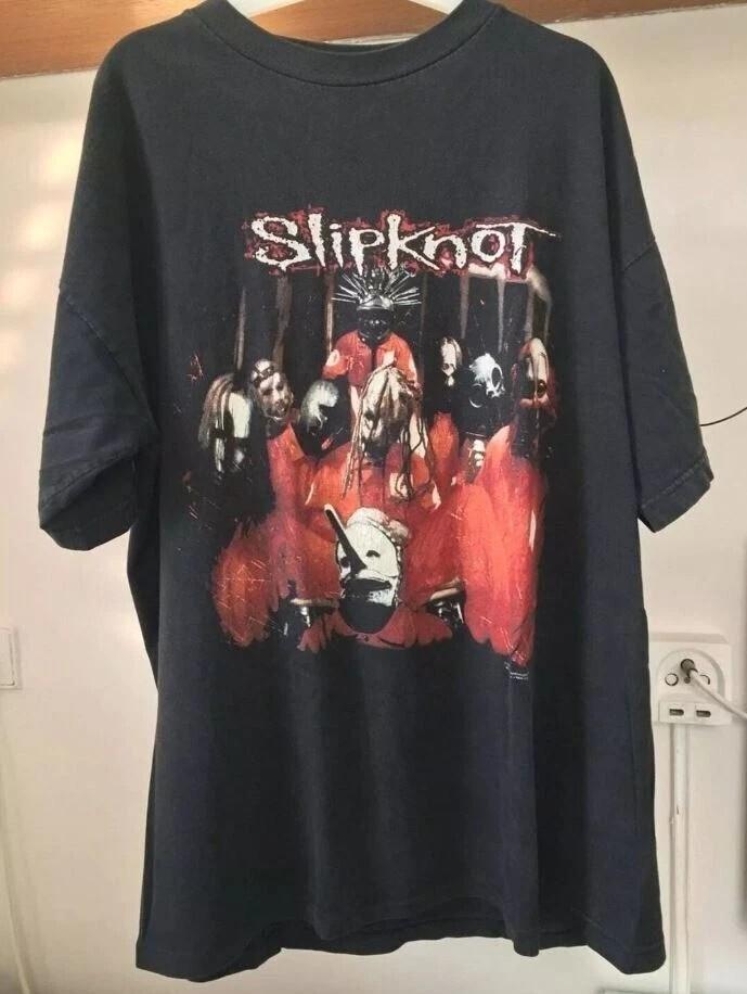 

Slipknot Самостоятельно названный Черная хлопковая футболка с коротким рукавом Унисекс Репринт S-5XL Унисекс Футболка XXXL