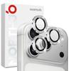NORTHJO Rhinestone Camera Lens Protector Tempered Glass Metal Ring Film