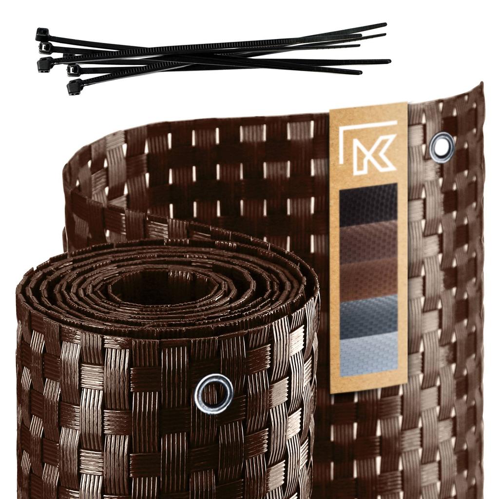 KADAX Balcony Cover Technorattan Balcony Mat 