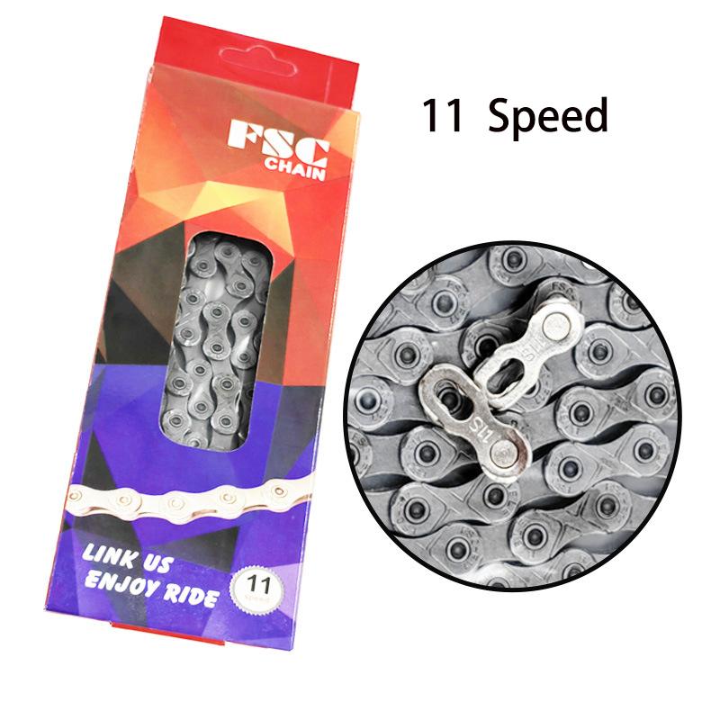 7 Chain Bicycle 6 8 9 10 11 12 Speed Anthracite Chain Mountain Bike Road Bike Shifter Chain 116 Links