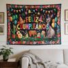 A Stylish Tapestry, Colorful Fiesta Celebration, Perfect for Sprucing Up Wall Decor in Homes, Dorms And Bedrooms