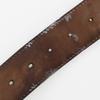 Gucci Interlocking Belt 114876 GG Black Sima Leather Mens Used