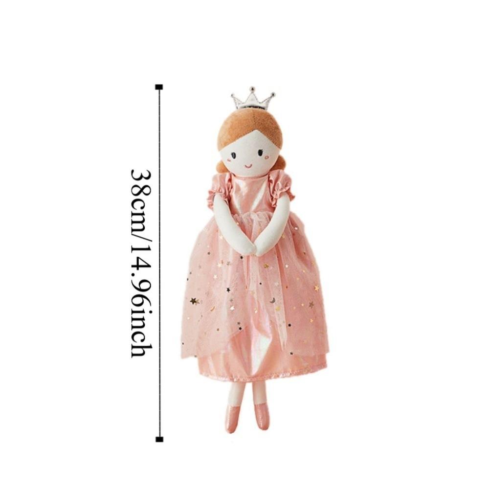 Home Decor Princess Stuffed Doll Ballet Shoes Pink Dress Doll Girl Soft Plush Toy Kids Toy