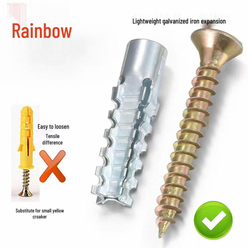 Iron Gecko Self-Tapping Expansion Screw for Walls & Hollow Bricks
