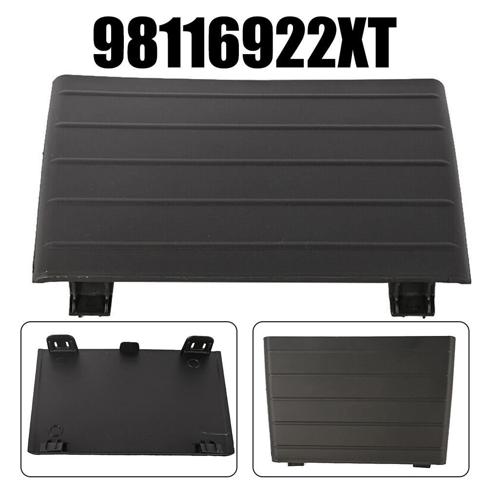 1pc Car Front Bumper Center Grille Cover For 3008 For 5008 2016-19 98116922XT Front Bumper Decorative Cover Accessory