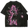 Dragon Ball Anime Lover Washed T-shirt Year round clothing high quality personality Clothes Plus Size Unisex New Model Couples tee