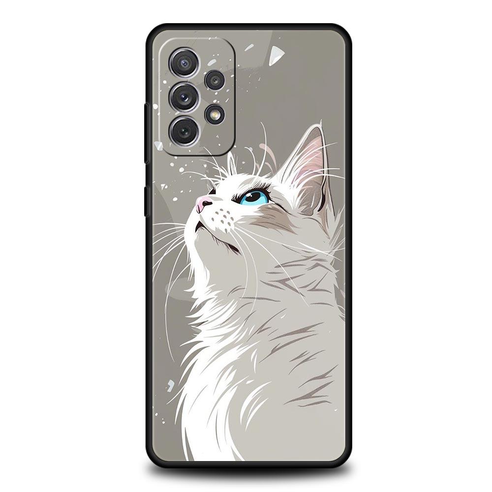 Daily Life of Cats Phone Case For Samsung Galaxy A17 A07 A55 A35 A25 A15 A05s A33 5G A31 A23 A21s A13 A41 A73 A53 A51 A71 Cover