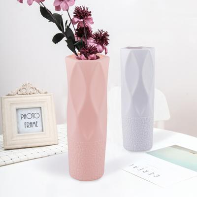 Blumenvase, minimalistischer Keramik-Look, unzerbrechlich, tragbar, Blumenarrangement, Vase, Heimdekoration
