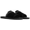 Emporio Armani Leather Flat Open-Toe Slide Sandals Men Footwear Black X4P139XR340K001