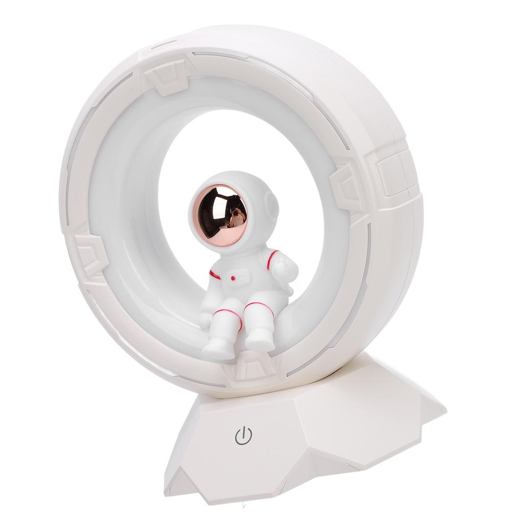 Weltraummann Nachtlicht für Kinder ABS PC Silikon 3 Farbtemperaturen USB Wiederaufladbare LED Nachttischlampe Schreibtischlampe